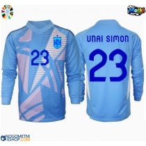 Moški Nogometni dresi Španija Unai Simon #23 Vratar Domači EP 2024 Dolgi Rokav